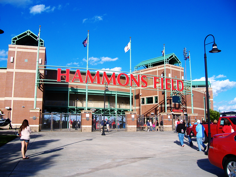 Hammons Field entrance, home of the Springfield Cardinals